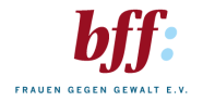 Logo Frauen gegen Gewalt bff